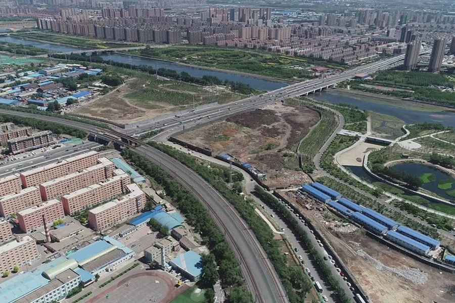 無(wú)人機(jī)巡檢哈長(zhǎng)鐵路拍攝