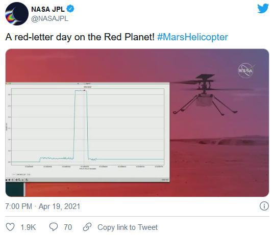 NASA火星直升機Ingenuity成功實現(xiàn)歷史性首飛1.jpg